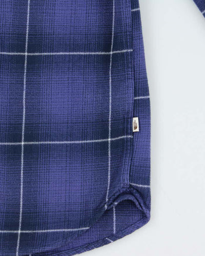 The North Face Arroyo Nature Is Magic Purple Flannel Shirt - L