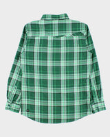 Vintage Oakley Green Oversized Flannel Shirt - M