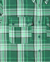 Vintage Oakley Green Oversized Flannel Shirt - M