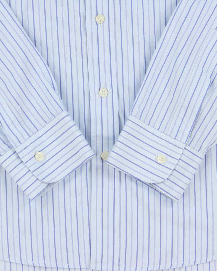 Vintage 00s Christian Dior Striped Dress Shirt - L