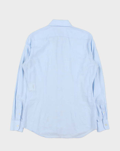 Prada Sky Blue Soft Pima Cotton Button Down Shirt - M