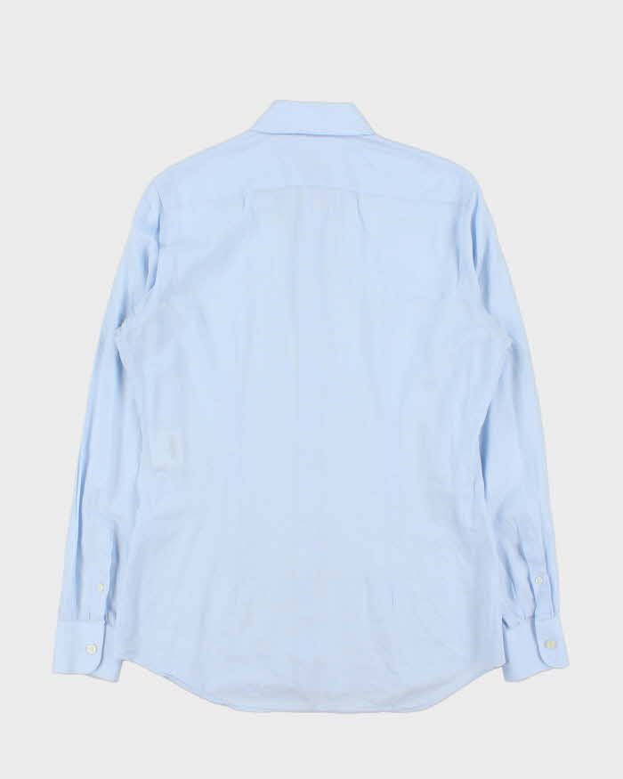 Prada Sky Blue Soft Pima Cotton Button Down Shirt - M