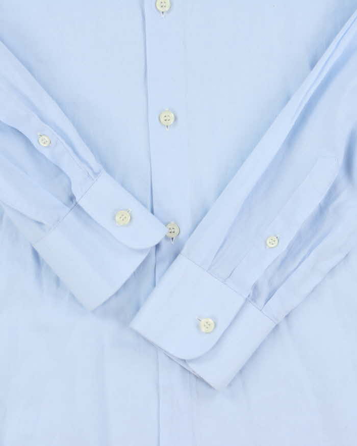 Prada Sky Blue Soft Pima Cotton Button Down Shirt - M