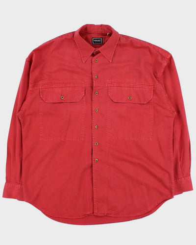 Vintage 1990s Versace Jeans Couture Double Pocket Long Sleeve Shirt - XL