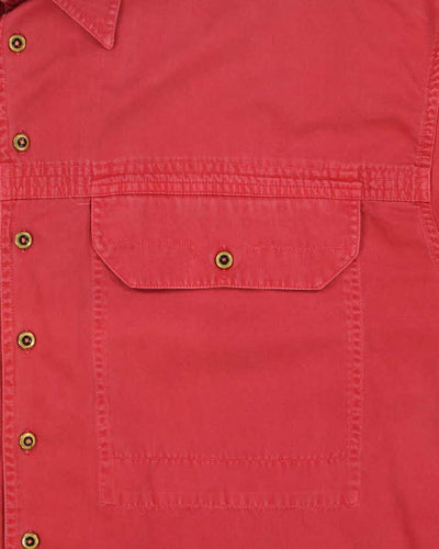 Vintage 1990s Versace Jeans Couture Double Pocket Long Sleeve Shirt - XL