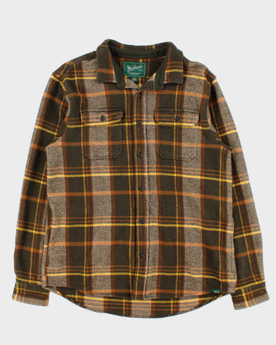 Vintage Woolrich Thick Cotton Plaid Flannel Pocket Over Shirt - L