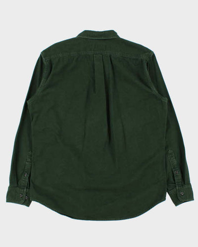 Vintage Filson Dark Moss Thick Cotton Long Sleeve Shirt - M