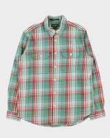 Vintage Eddie Bauer Thick Cotton Long Sleeve Flannel Shirt - L