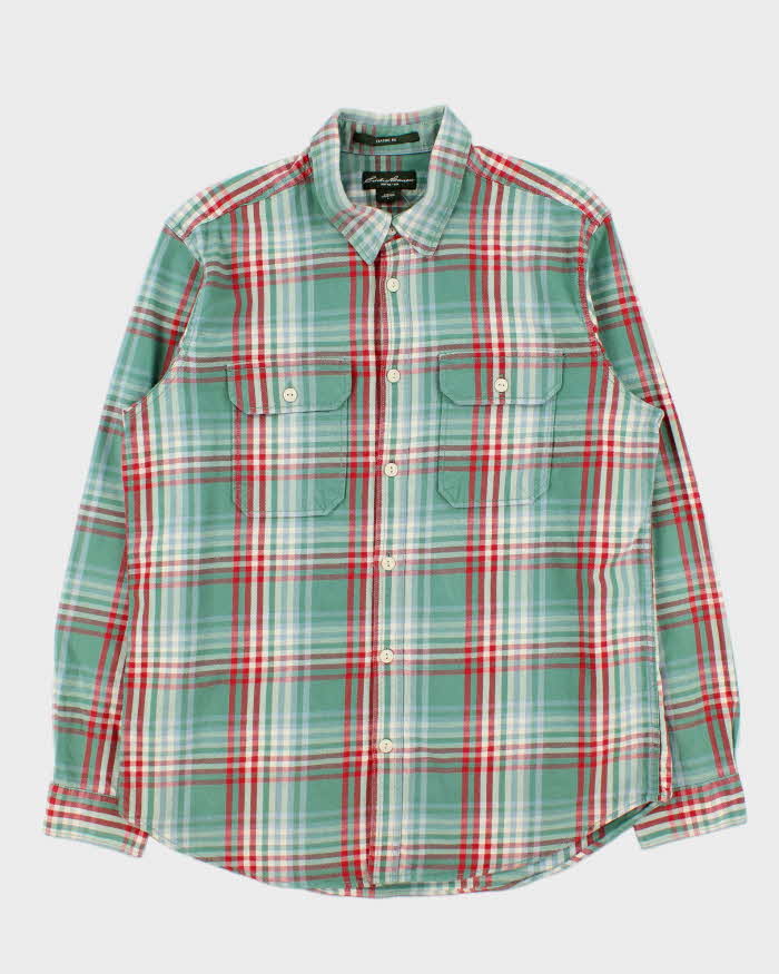 Vintage Eddie Bauer Thick Cotton Long Sleeve Flannel Shirt - L