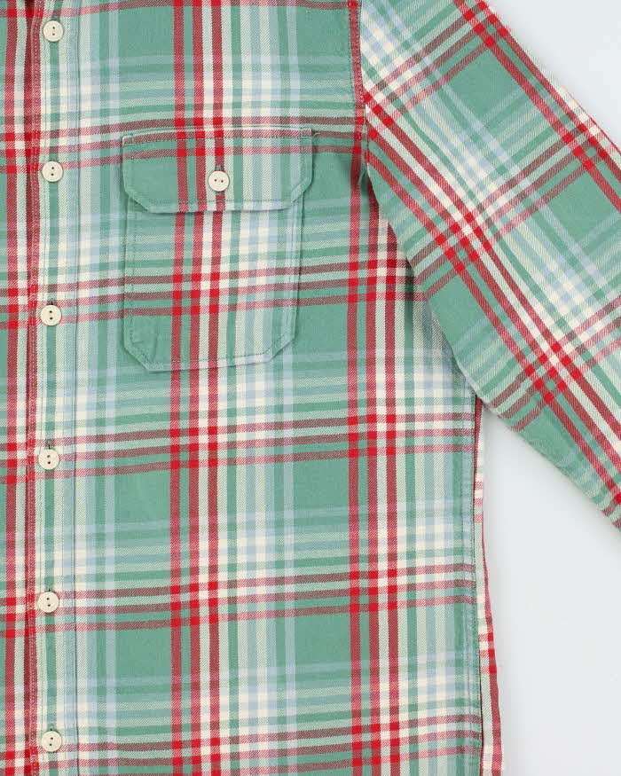 Vintage Eddie Bauer Thick Cotton Long Sleeve Flannel Shirt - L