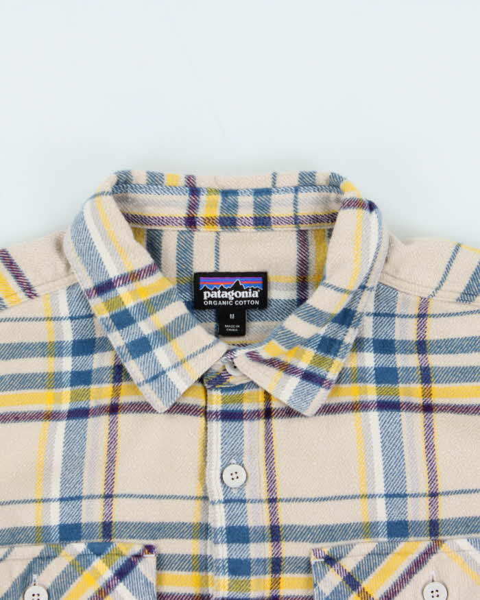 Vintage Patagonia Thick Cotton Long Sleeve Flannel Shirt - M