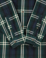 Vintage Lacoste Tartan Thick Cotton Long Sleeve Shirt - L
