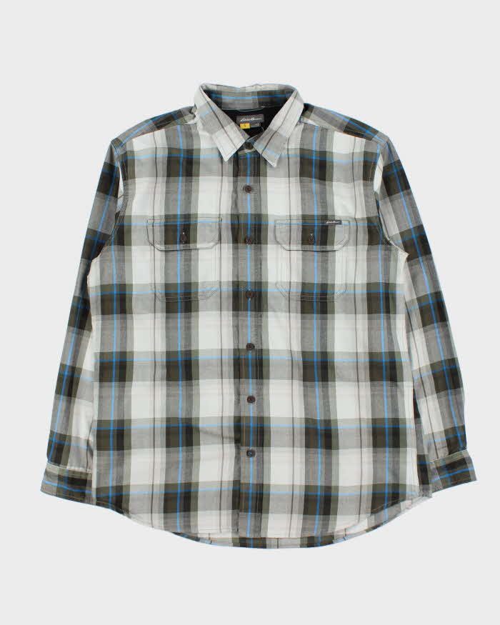 Vintage Eddie Bauer Plaid Long Sleeve Shirt - L