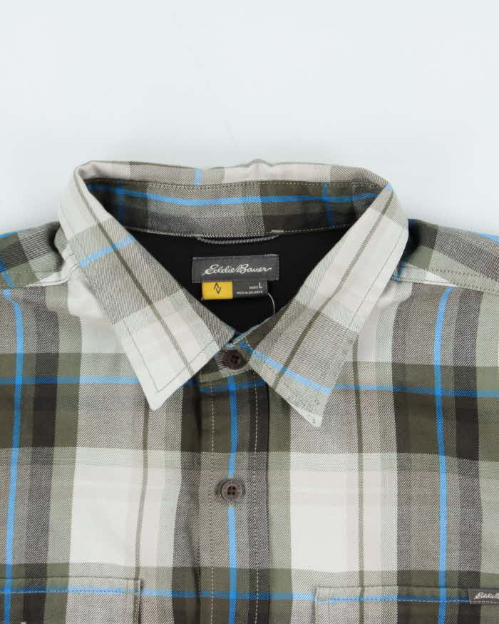Vintage Eddie Bauer Plaid Long Sleeve Shirt - L