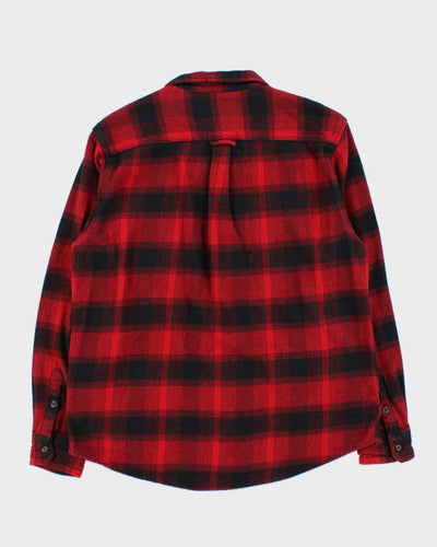 Vintage Orvis Heavyweight Plaid Hip Pocket Flannel Over Shirt - XL