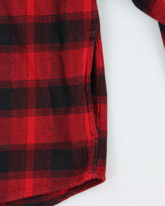 Vintage Orvis Heavyweight Plaid Hip Pocket Flannel Over Shirt - XL