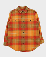 Vintage Orvis Heavyweight Plaid Flannel Over Shirt - M