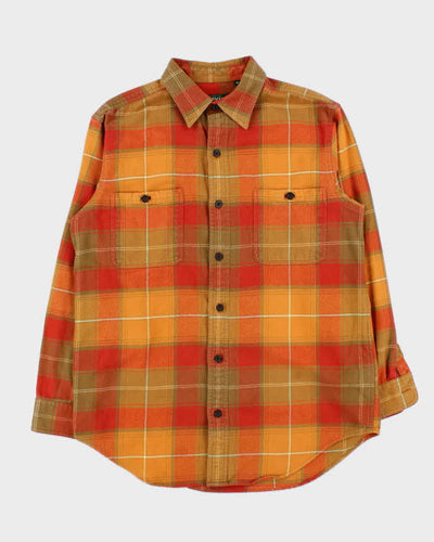 Vintage Orvis Heavyweight Plaid Flannel Over Shirt - M
