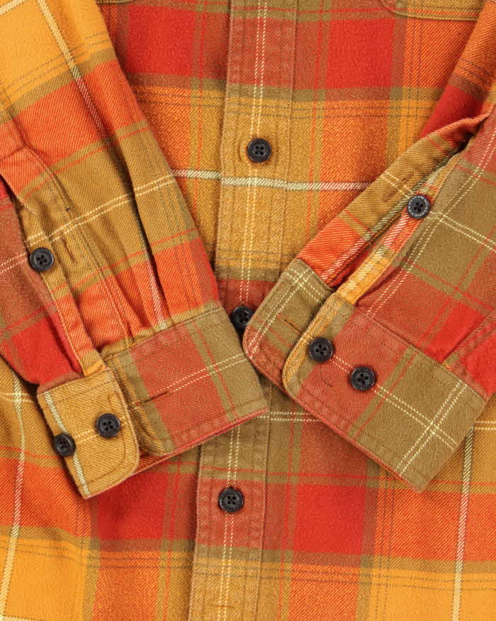 Vintage Orvis Heavyweight Plaid Flannel Over Shirt - M