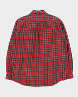 Vintage 00s Eddie Bauer Tartan Flannel Long Sleeve Shirt - L