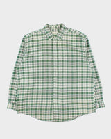 Vintage 1990s Eddie Bauer Plaid Flannel Long Sleeve Shirt - XL