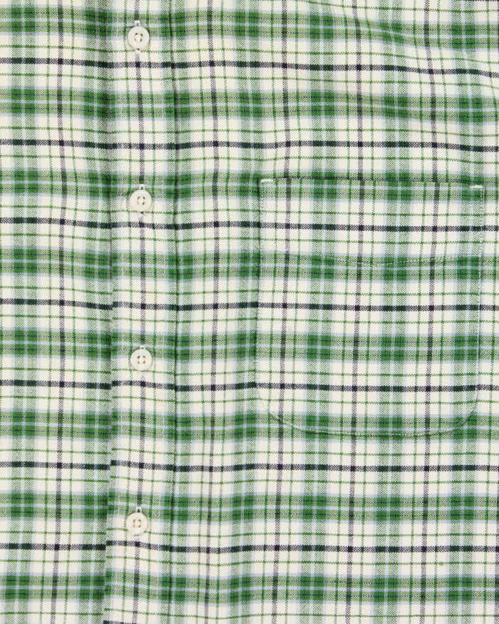 Vintage 1990s Eddie Bauer Plaid Flannel Long Sleeve Shirt - XL