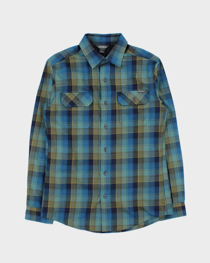 Vintage Eddie Bauer Plaid Flannel Long Sleeve Shirt - S