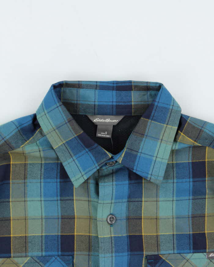 Vintage Eddie Bauer Plaid Flannel Long Sleeve Shirt - S