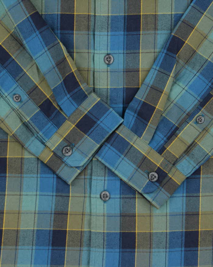 Vintage Eddie Bauer Plaid Flannel Long Sleeve Shirt - S