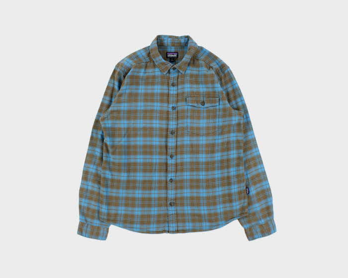 Vintage Patagonia Organic Cotton Plaid Flannel Long Sleeve Shirt - M