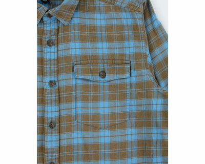 Vintage Patagonia Organic Cotton Plaid Flannel Long Sleeve Shirt - M