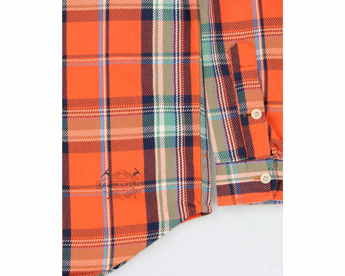 Vintage 00s Polo Ralph Lauren Outdoor Equip Heavyweight Long Sleeve Flannel Shirt - L