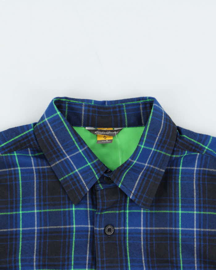 Vintage Eddie Bauer Plaid Long Sleeve Flannel Shirt - S