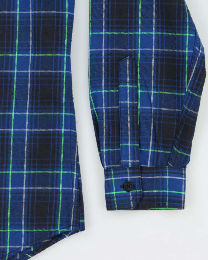 Vintage Eddie Bauer Plaid Long Sleeve Flannel Shirt - S