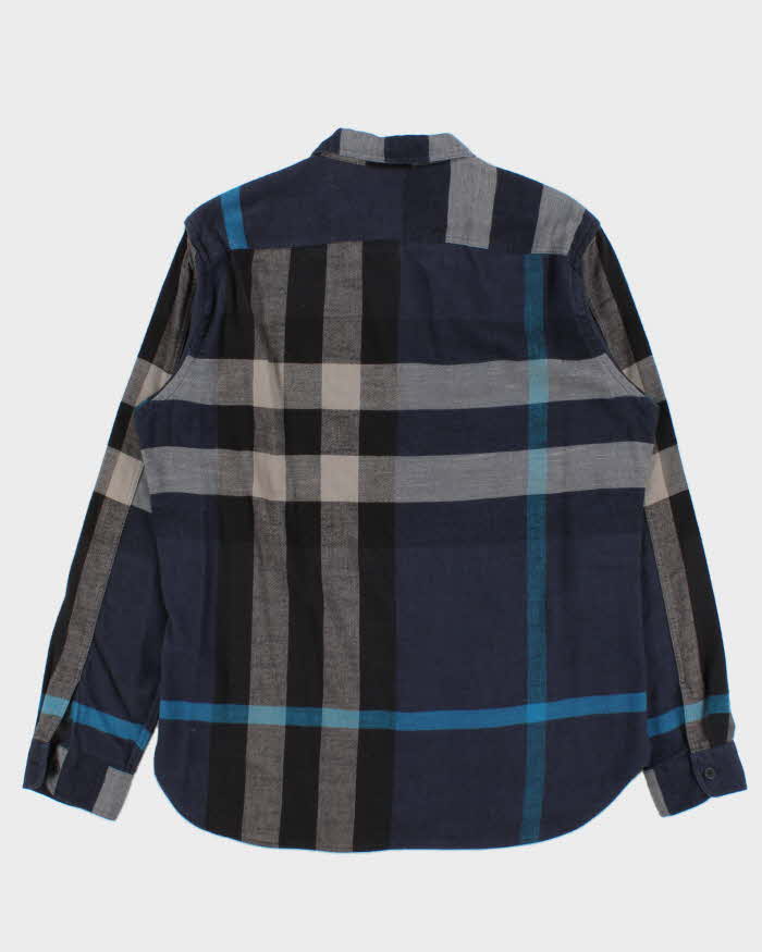 Vintage 00s Burberry Brit Novacheck Cotton Long Sleeve Flannel Shirt - L