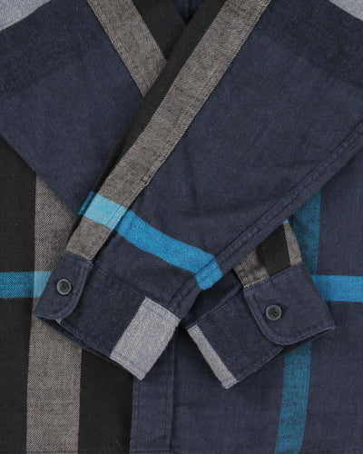 Vintage 00s Burberry Brit Novacheck Cotton Long Sleeve Flannel Shirt - L