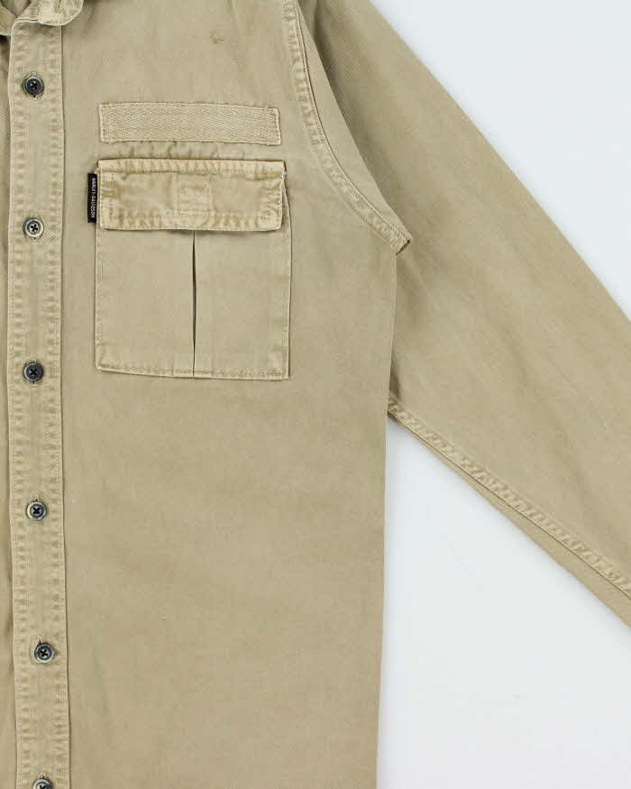 Vintage 00s Harley Davidson Heavyweight Long Sleeve Shirt - M