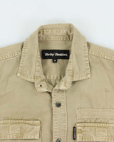 Vintage 00s Harley Davidson Heavyweight Long Sleeve Shirt - M