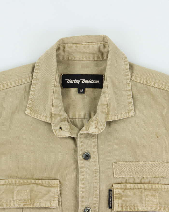 Vintage 00s Harley Davidson Heavyweight Long Sleeve Shirt - M