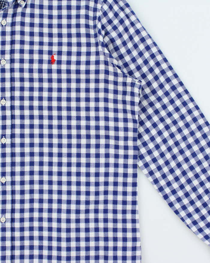 Vintage Polo Ralph Lauren Gingham Soft Cotton Long Sleeve Shirt - L