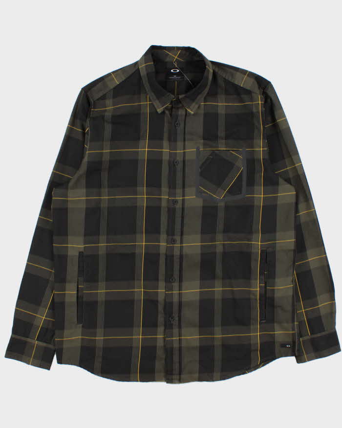 Vintage Oakley Plaid Hip Pocket Long Sleeve Over Shirt - L