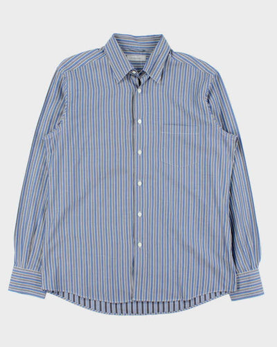 Vintage 00s Ermenegildo Zegna Striped Long Sleeve Shirt - XL