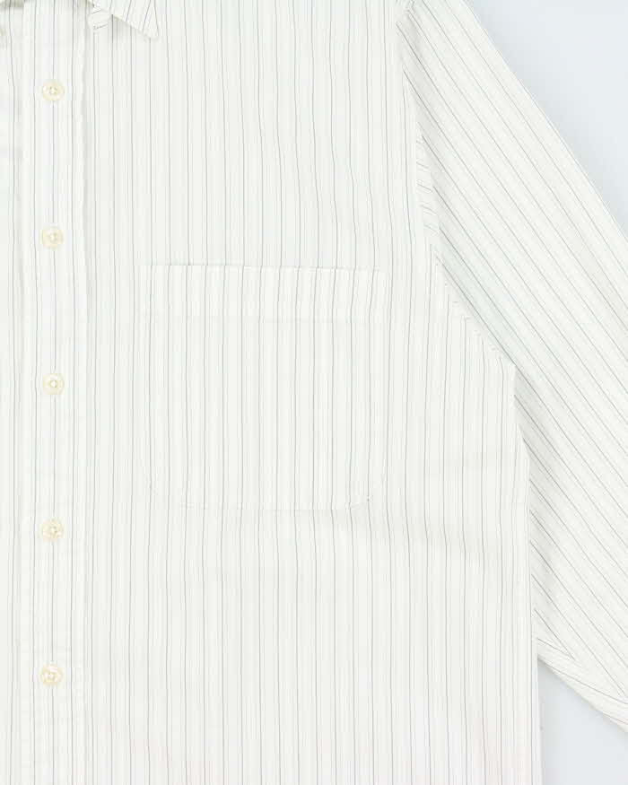 Vintage 1990s Valentino Uomo Striped Long Sleeve Shirt - L