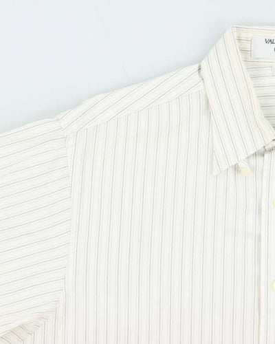 Vintage 1990s Valentino Uomo Striped Long Sleeve Shirt - L