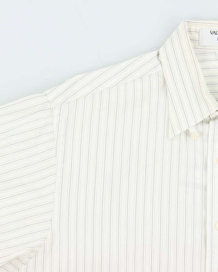 Vintage 1990s Valentino Uomo Striped Long Sleeve Shirt - L
