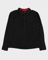 Vintage 00s Spitfire Wheels Old E Embroidered Flannel Long Sleeve Shirt - L