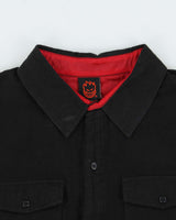 Vintage 00s Spitfire Wheels Old E Embroidered Flannel Long Sleeve Shirt - L