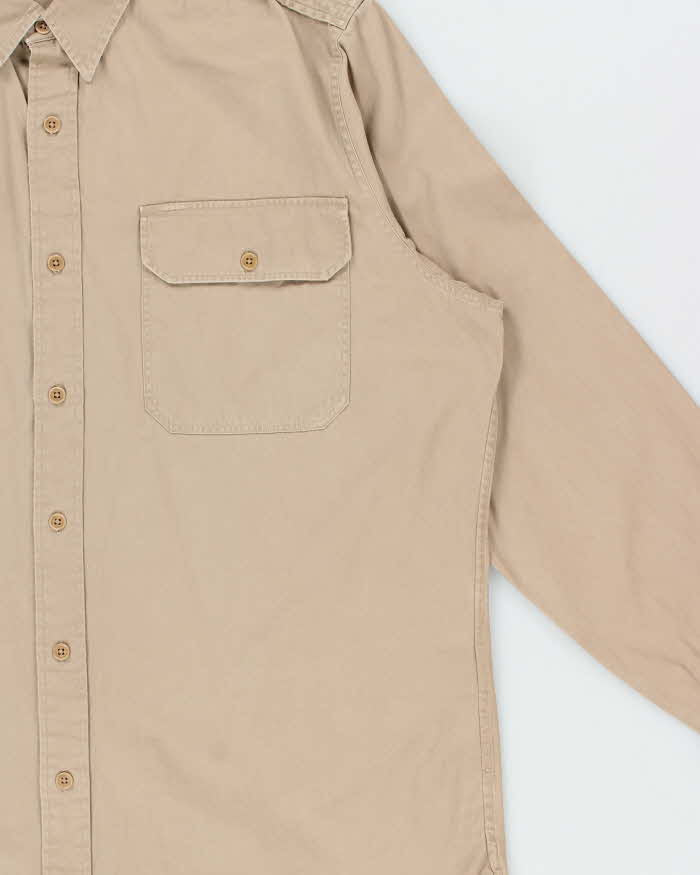 Vintage Polo Ralph Lauren Army Surplus Heavyweight Oversized Long Sleeve Shirt - XL