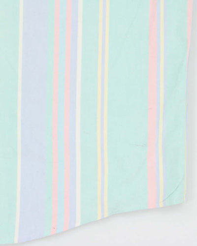 Vintage 1990s Polo Ralph Lauren Multicoloured Pastel Striped Long Sleeve Shirt - M