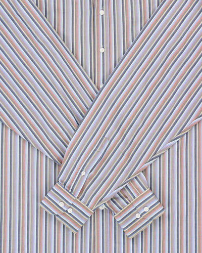 Vintage Balmain Stripe Long Sleeve Shirt - L